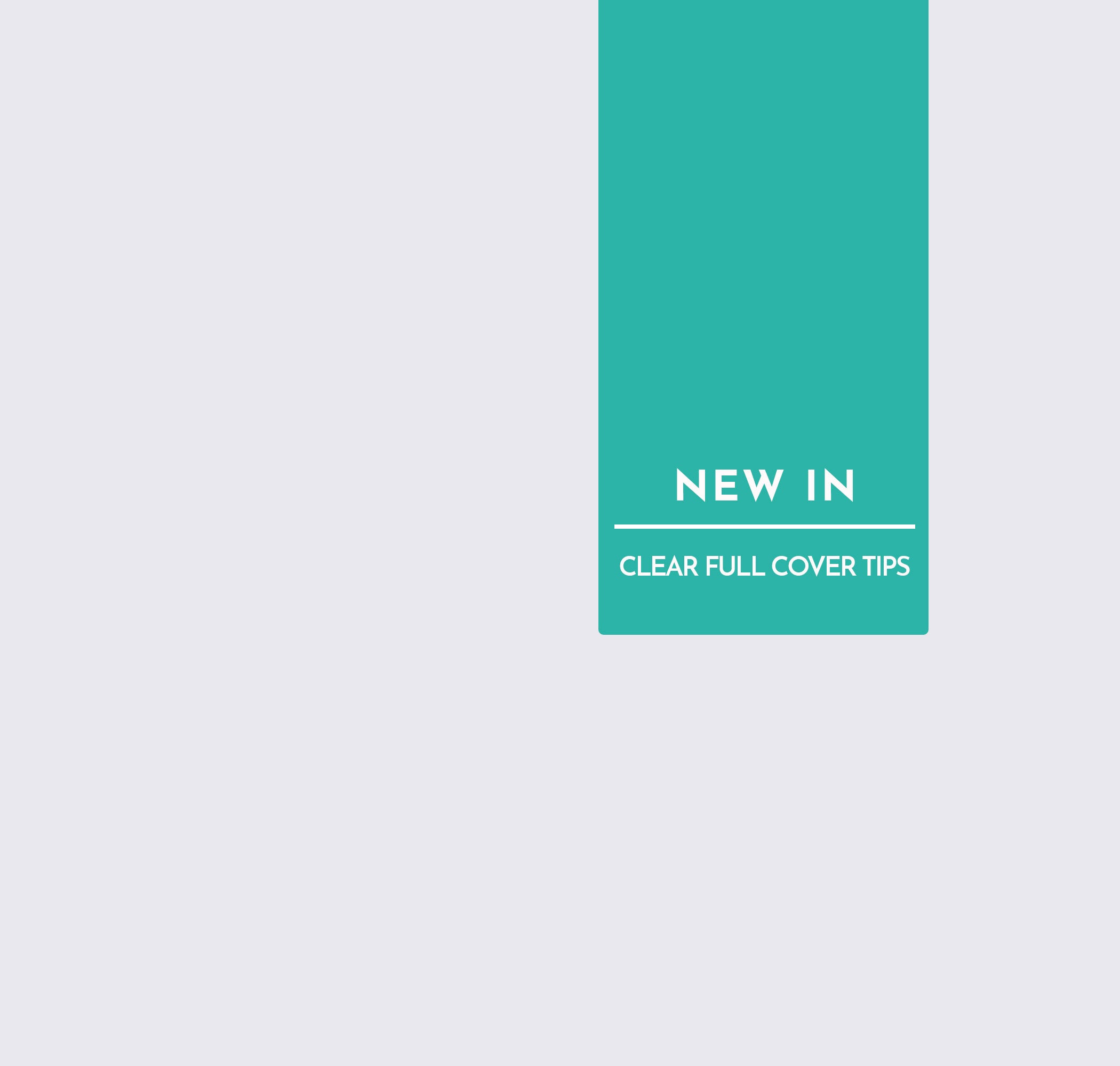 NEW RELEASE | CLEAR NAIL TIPS