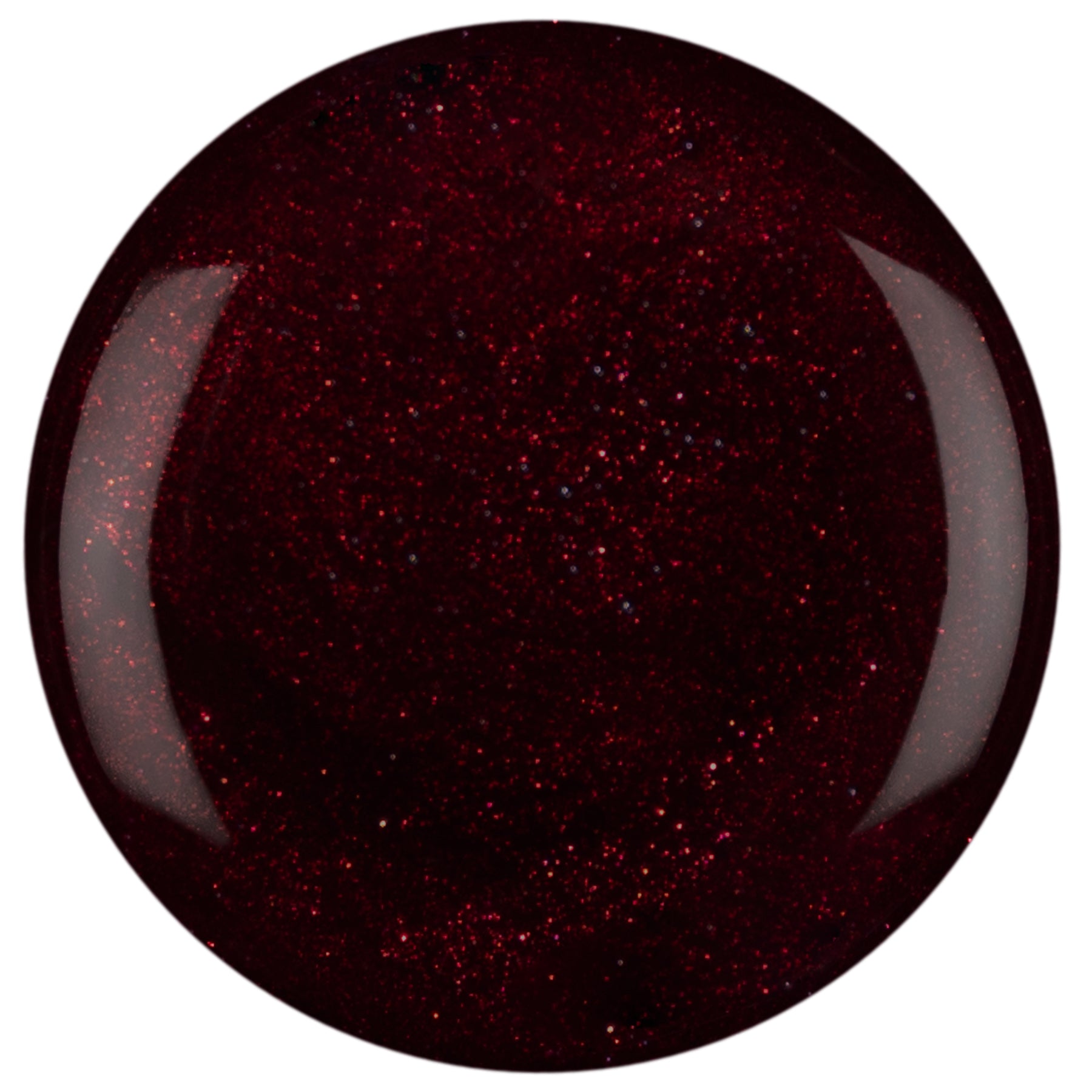 Sparkle Black Cherry Nail Gel colour swatch available in Calgel and Pro Colour