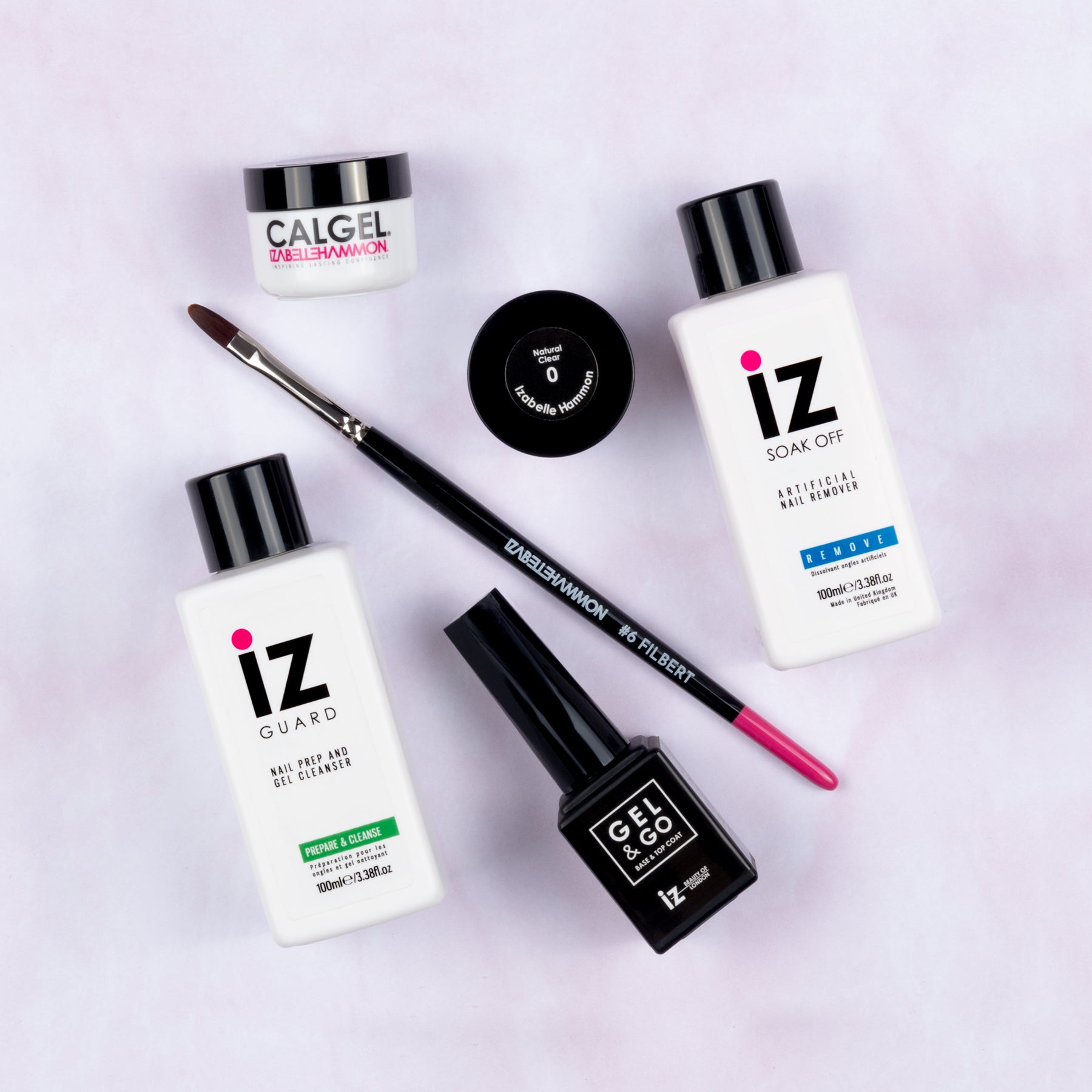 Calgel Trial Kit Contents including Free Gel Nail Training