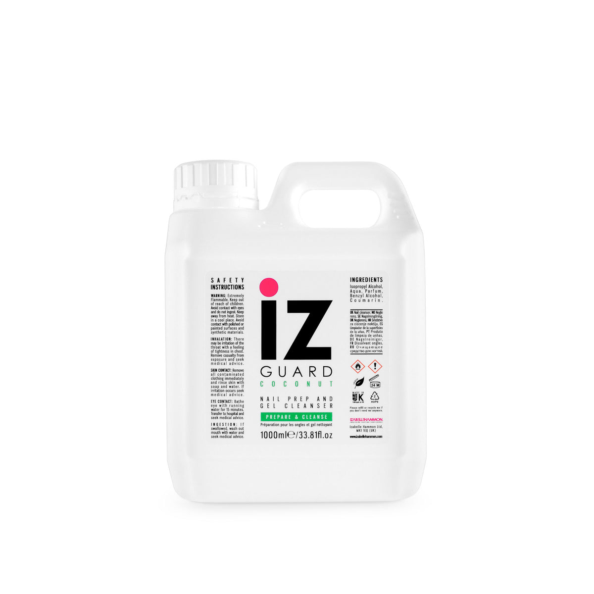 Izabelle Hammon Guard Nail prep and cleansing solution 1000ml