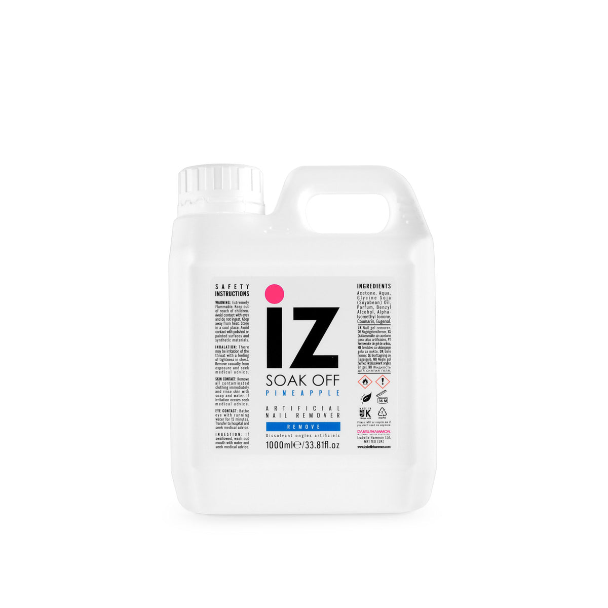 Izabelle Hammon professional gel Soak Off Solution 1000ml