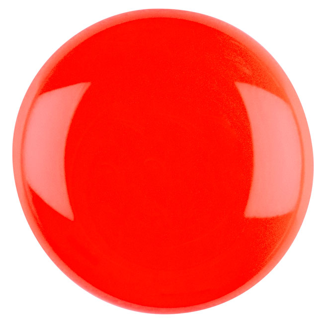 Cherry Pachion IZ979 neon deep coral red gel nail colour swatch