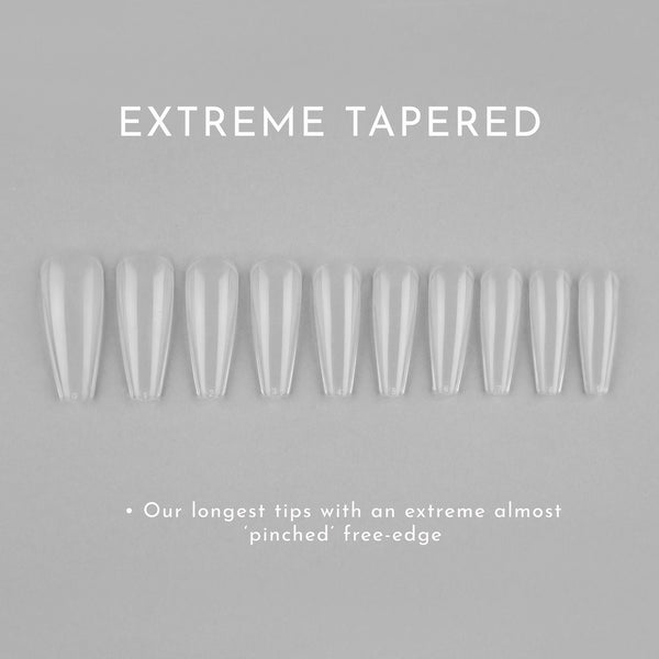 Clear Whole Nail Tips | Extreme Tapered