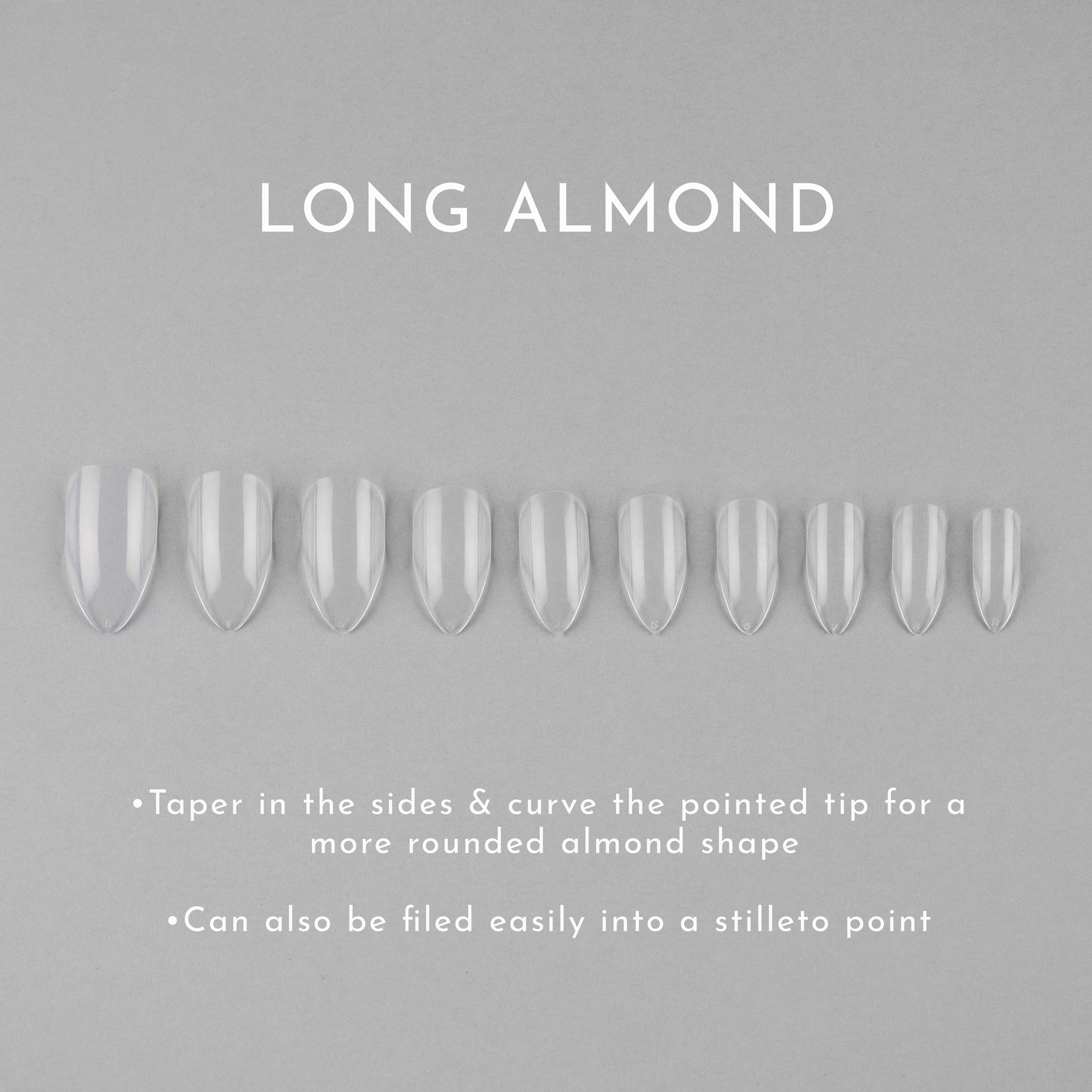 Almond Full Cover Tips