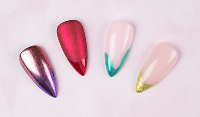 Chrome Nail Art Tutorials: Ruby, Turquoise, Lime, and Lavender