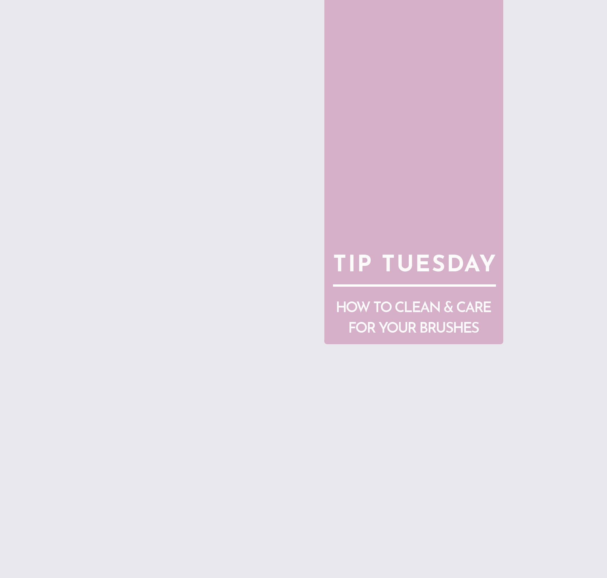 Tip Tuesday: How to Clean Your Gel Brushes