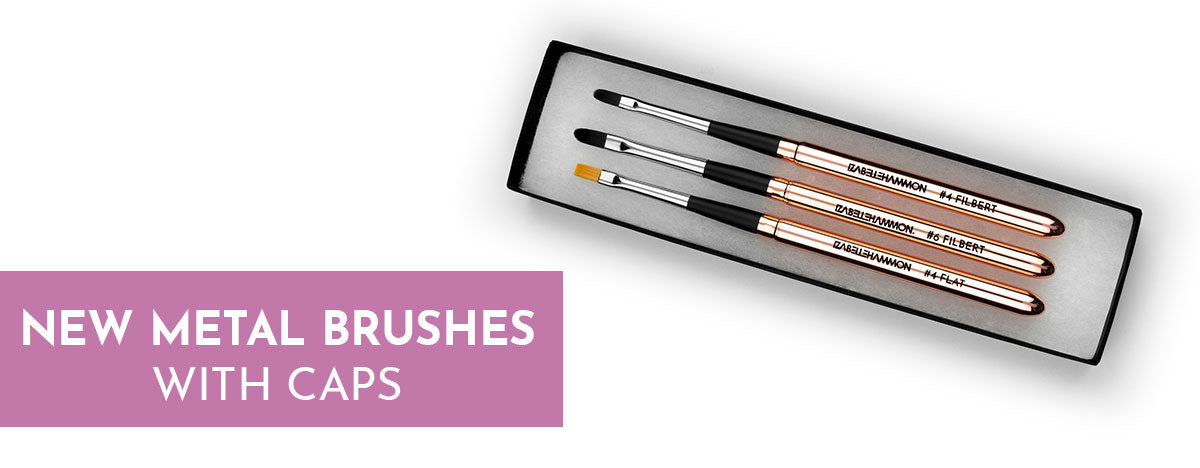 Metal Gel Application Brushes