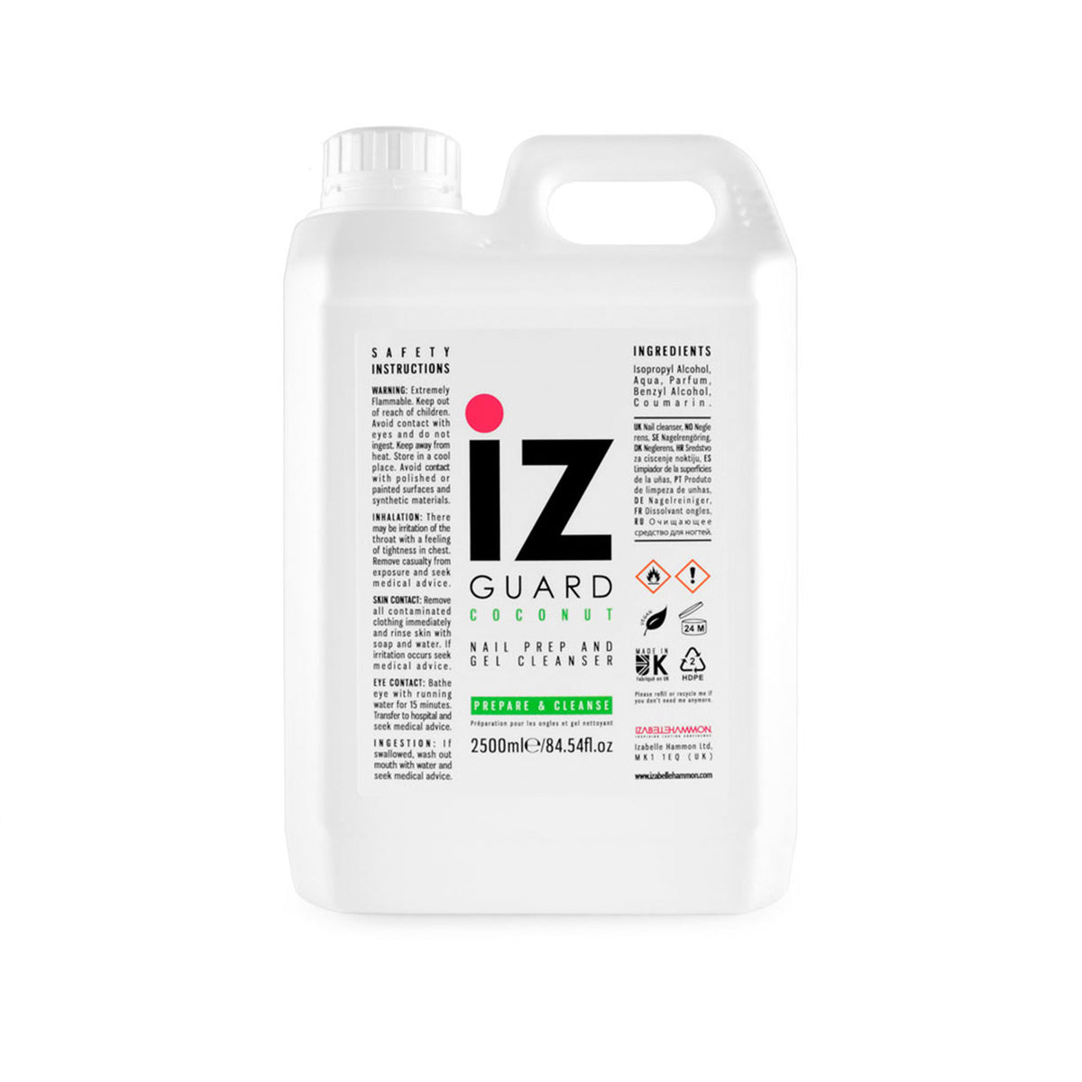 Izabelle Hammon Guard Nail prep and cleansing solution 2500ml