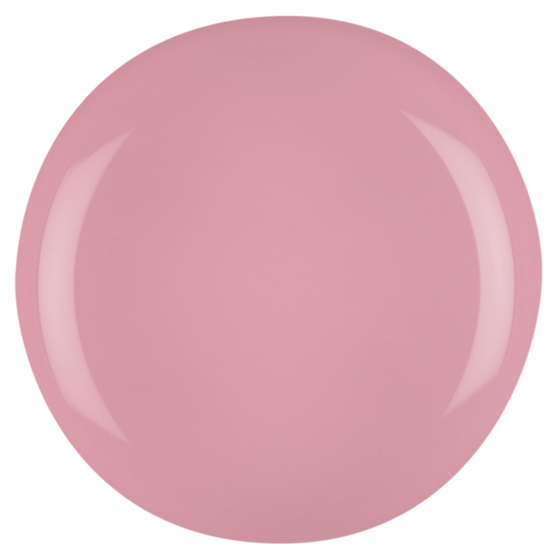 Pink gel nail swatch of dusky pink Gel available in Calgel and Pro Colour