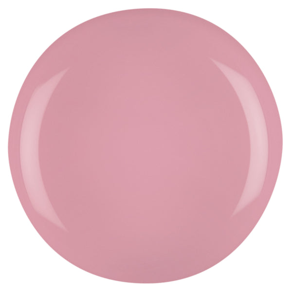 Pink gel nail swatch of dusky pink Gel available in Calgel and Pro Colour