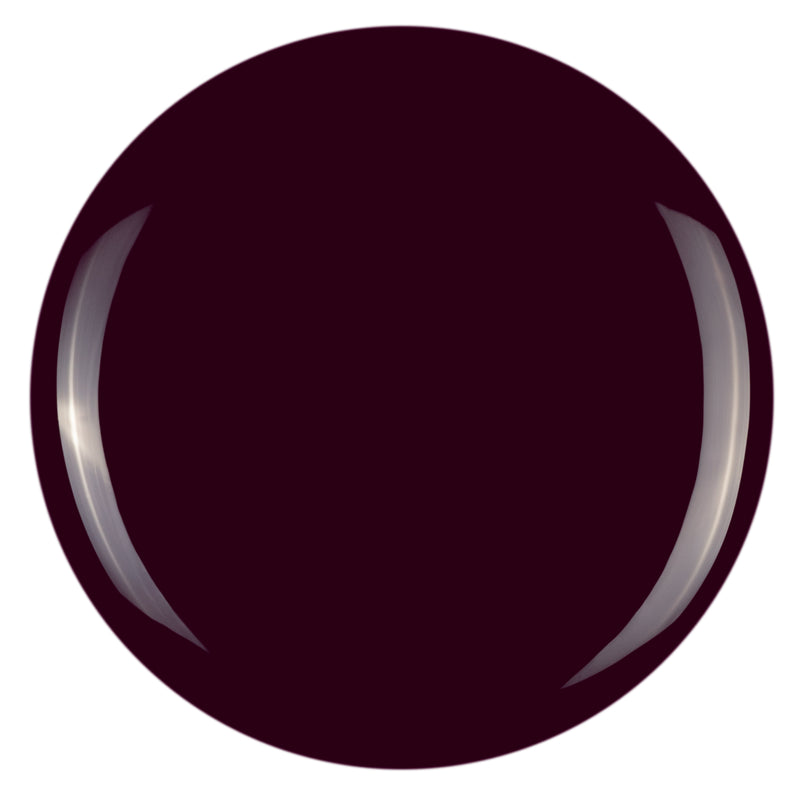 Dark Burgundy Nail Gel Colour Swatch in Calgel Obsession