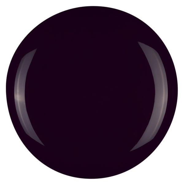 Deep Plum Purple Nail Gel Colour Swatch in Calgel Haunted