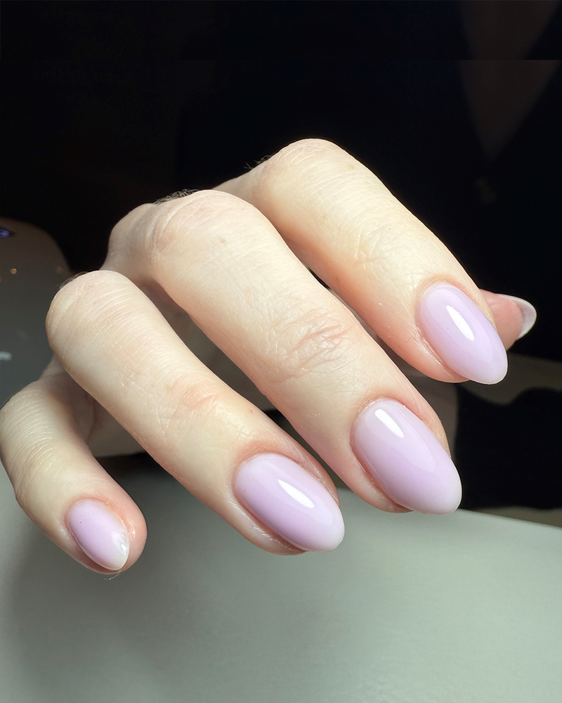 Lavender Milk Nails Calgel