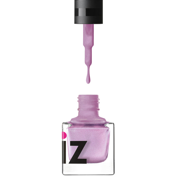 Pink Fizz Satin Chrome Nail Polish