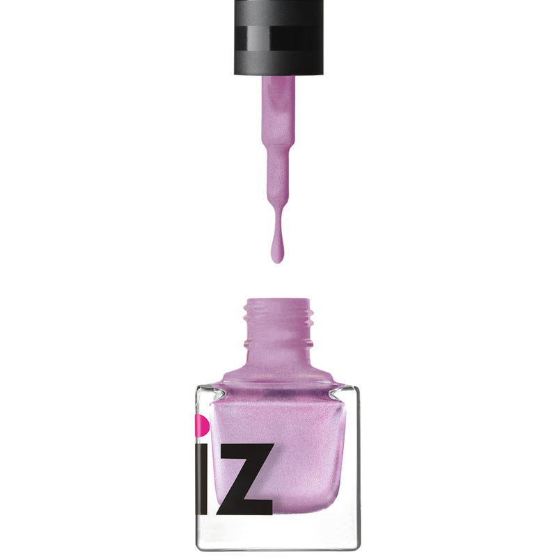 Pink Fizz Satin Chrome Nail Polish