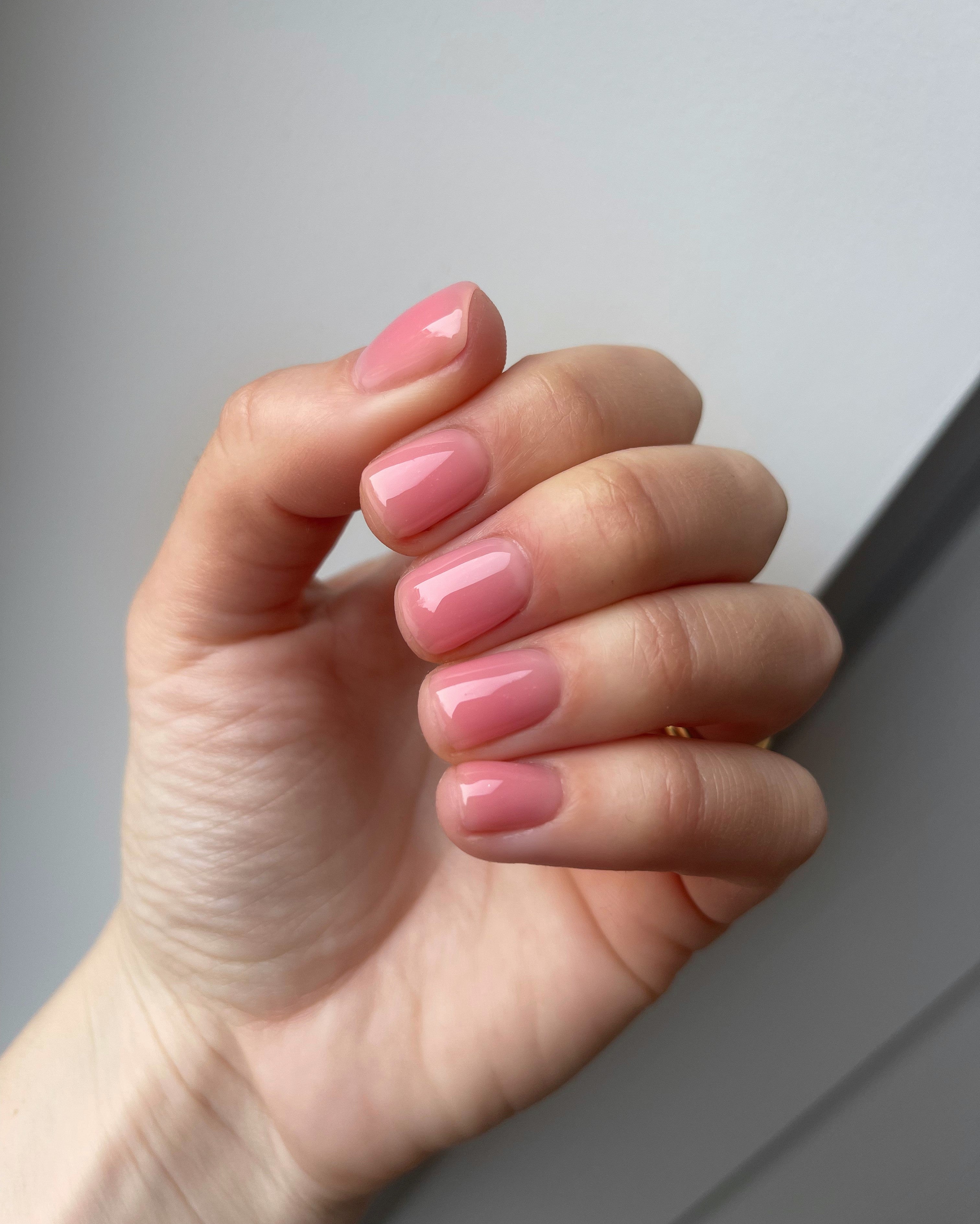 Rosewater Builder Gel on Hand