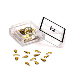 Gold Teardrop Nail Studs 60pcs