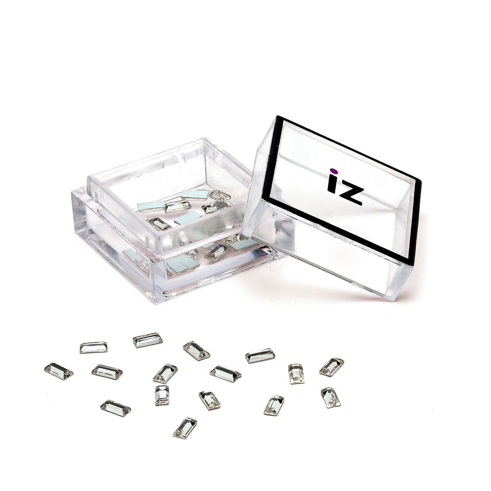 Glass Bricks 3D Nail Studs 12pcs 