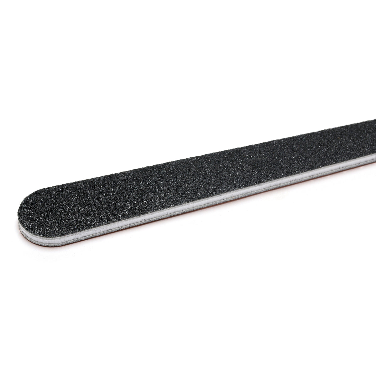 Black 180/100 grit professional teardrop nail file