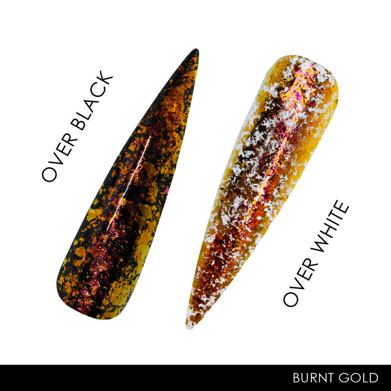 Burnt Gold Chameleon Chrome Flakes