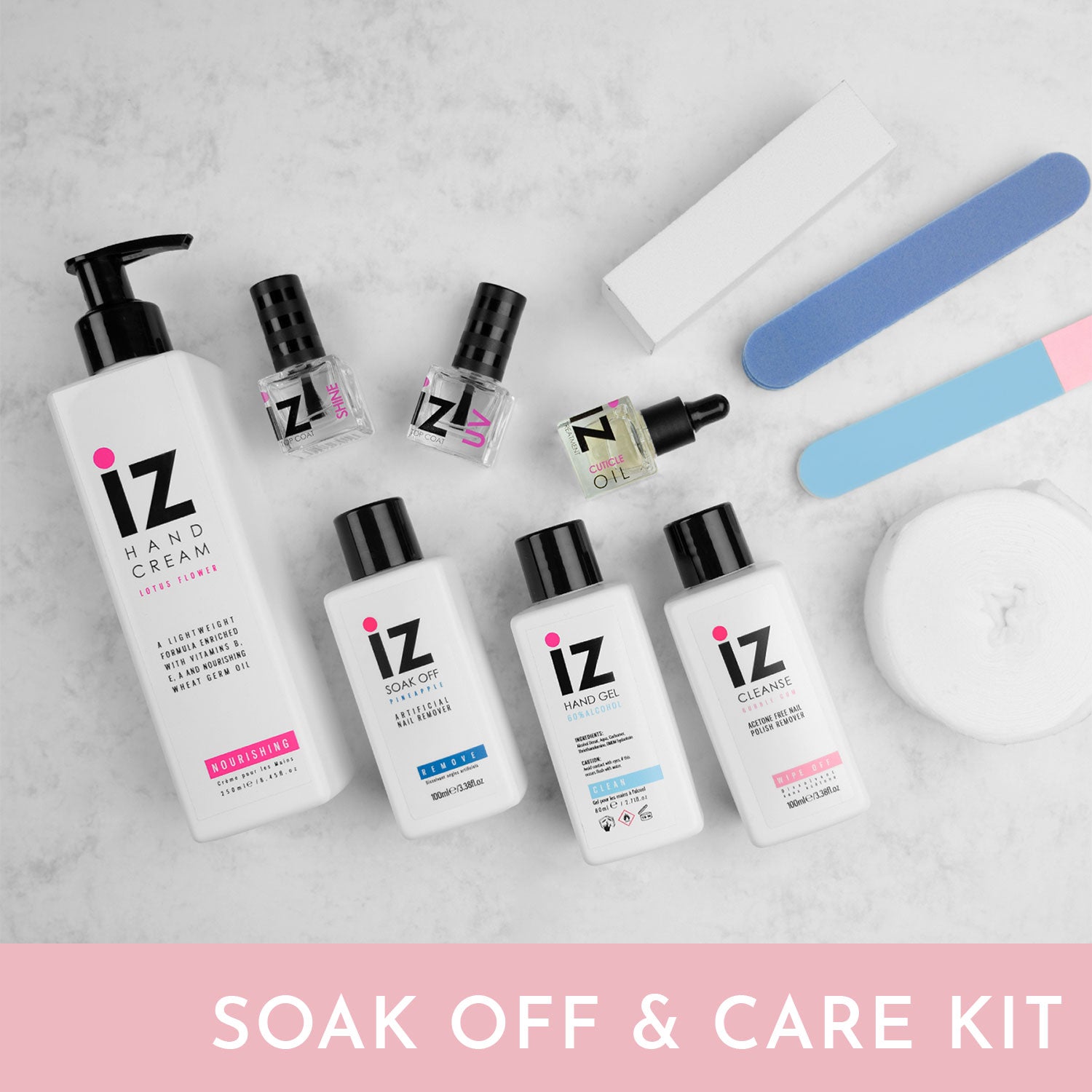 Large Nail After Care Kit with Hand Cream