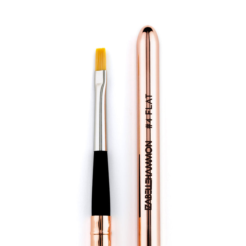 Metal Handle Flat Gel Application Brush