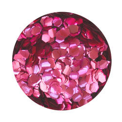 Cerise Hexagon Biodegradable Glitter