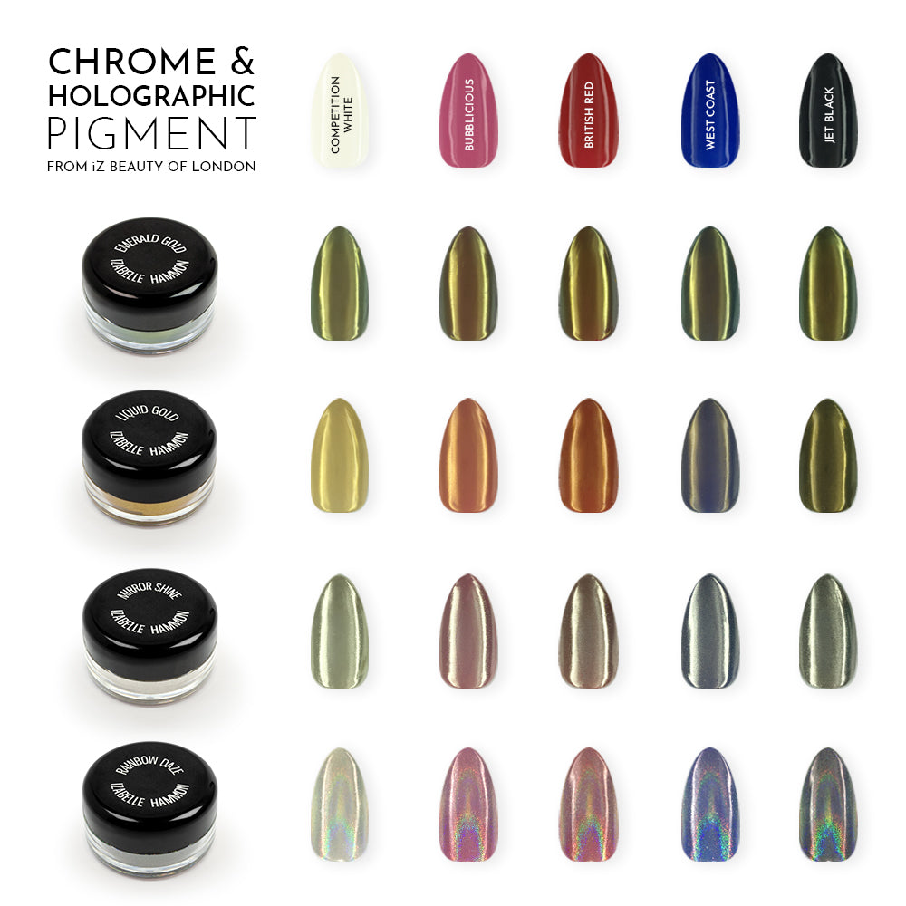 Rainbow Daze Holographic Chrome Pigment – Izabelle Hammon Ltd