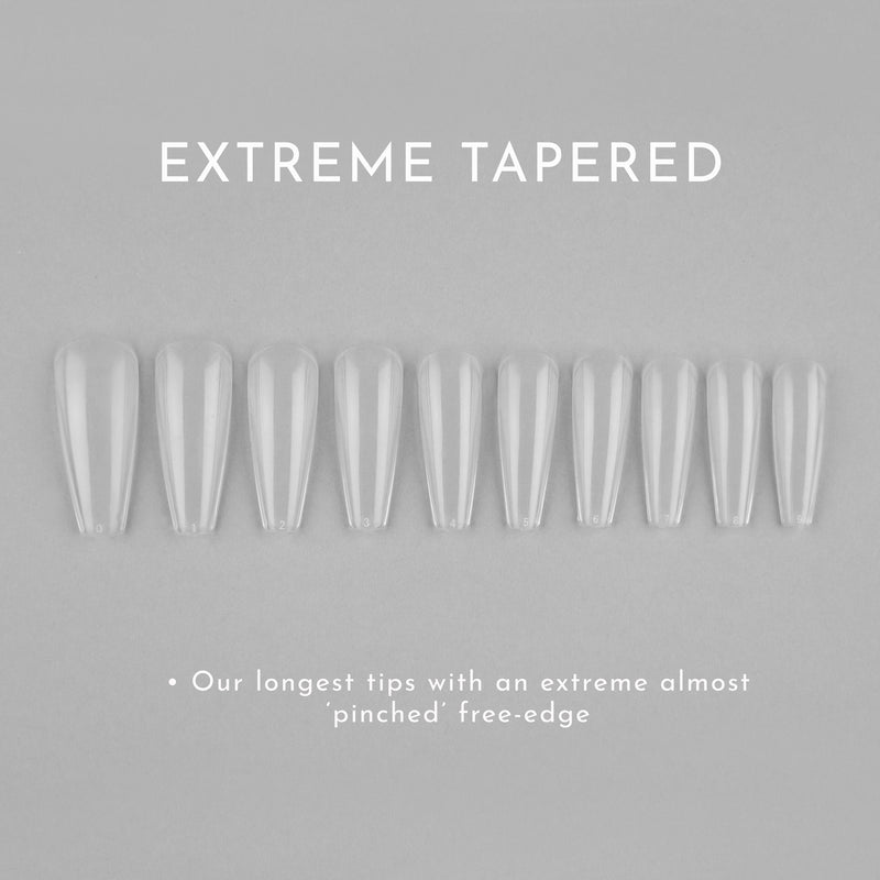 Clear Whole Nail Tips | Extreme Tapered