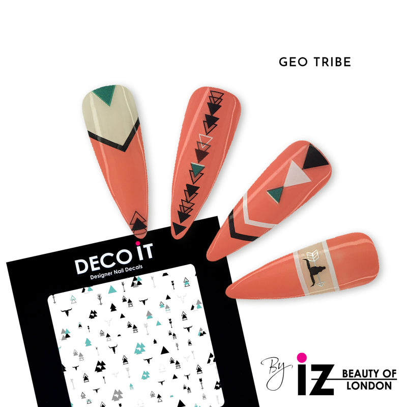 Geo Tribe Nail Decals