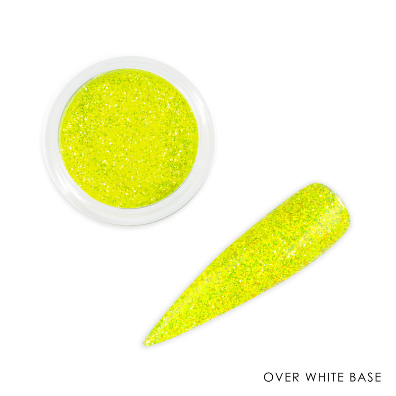 Lemon Sherbet Nail Art Glitter