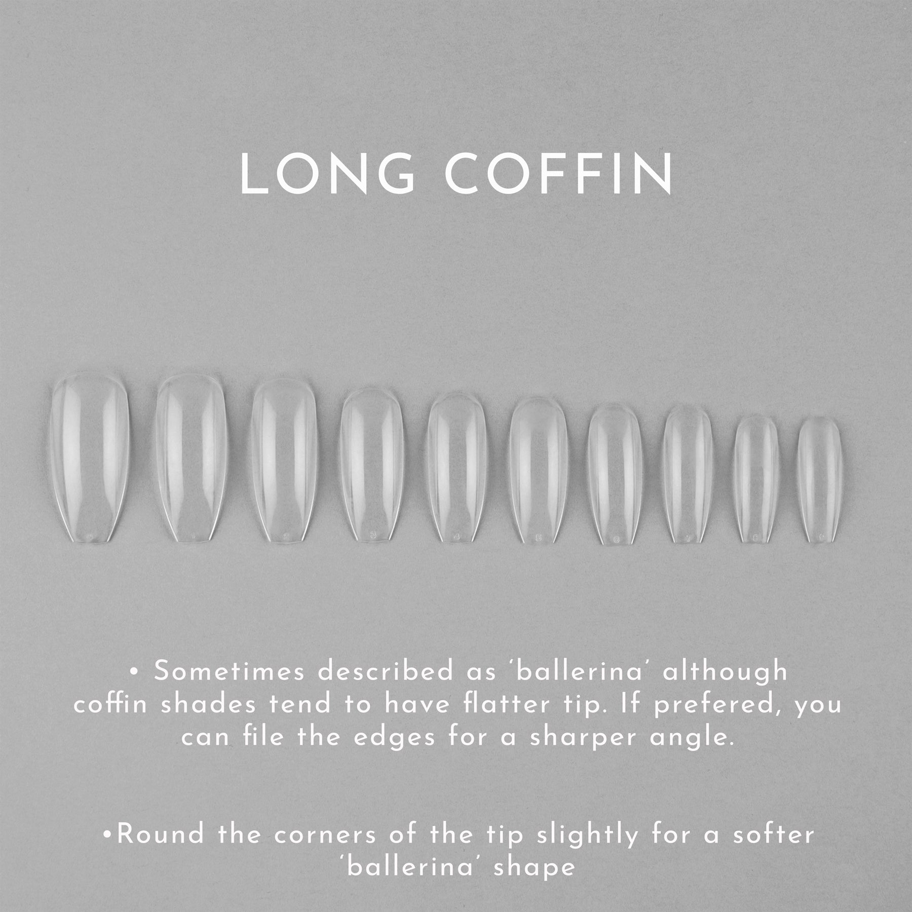 Long Coffin Full Cover Tips