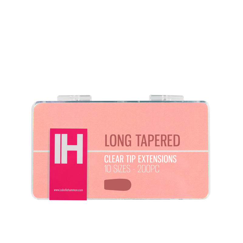 Clear Whole Nail Tips | Tapered Square