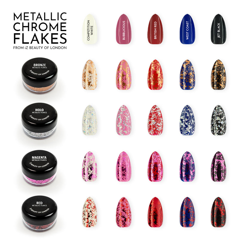 Red Chrome Flakes