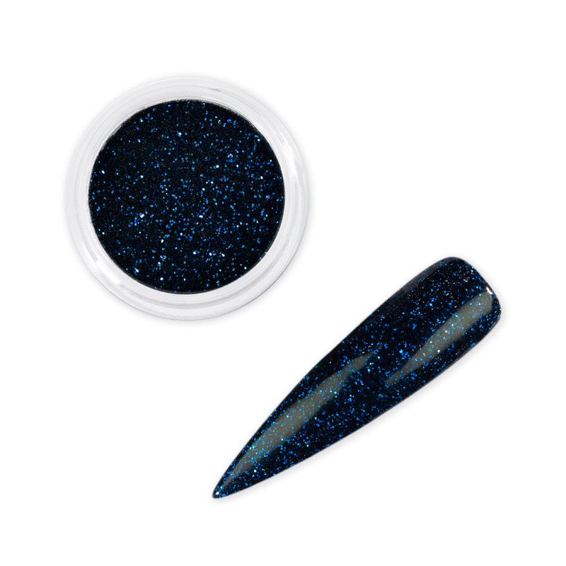 Light Blue Glitter Ombre Nails. - Beauty Art by Olga