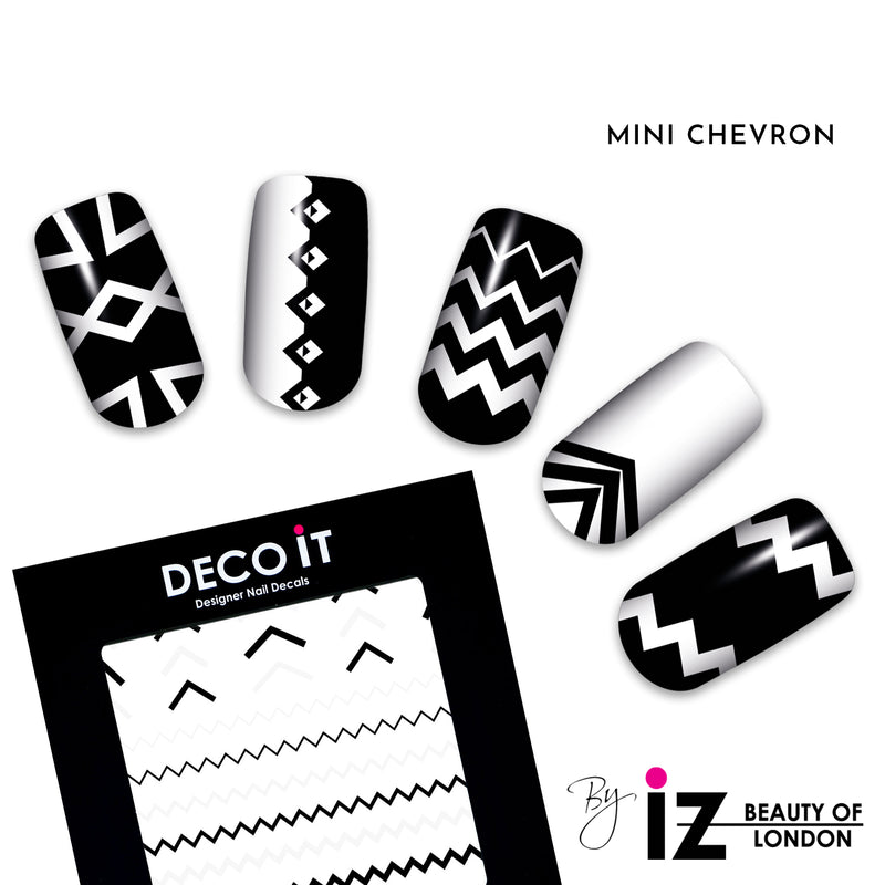 MINI Chevron Nail Decals