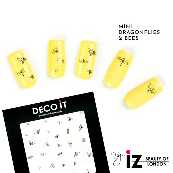 MINI Dragonflies & Bees Nail Decals