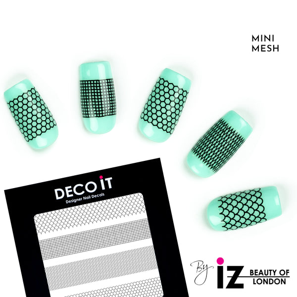 MINI Mesh Patterned Nail Decals