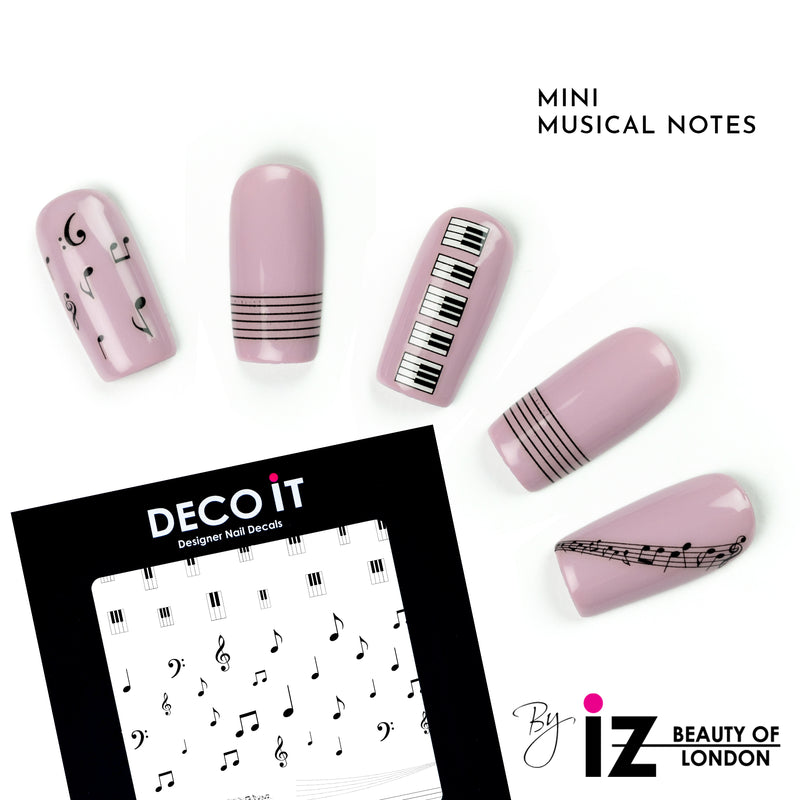 MINI Musical Notes Nail Decals
