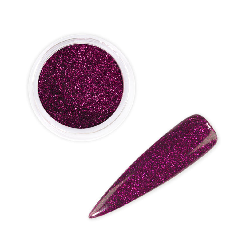 Pink Nail Art Glitter