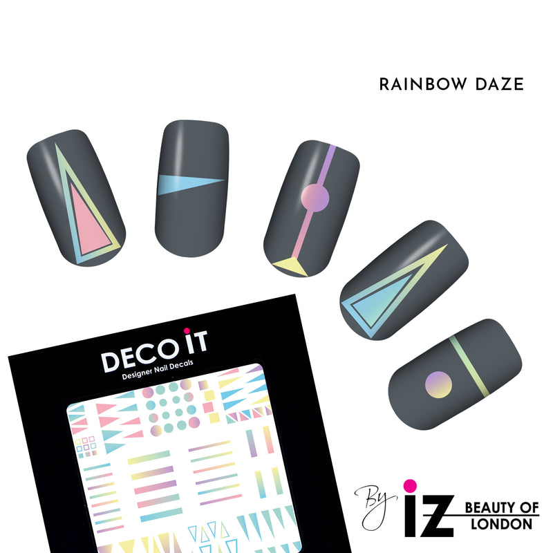 Rainbow Daze Nail Decals