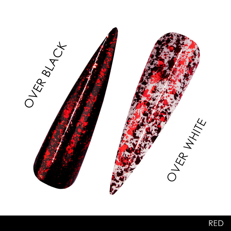 Red Chrome Flakes
