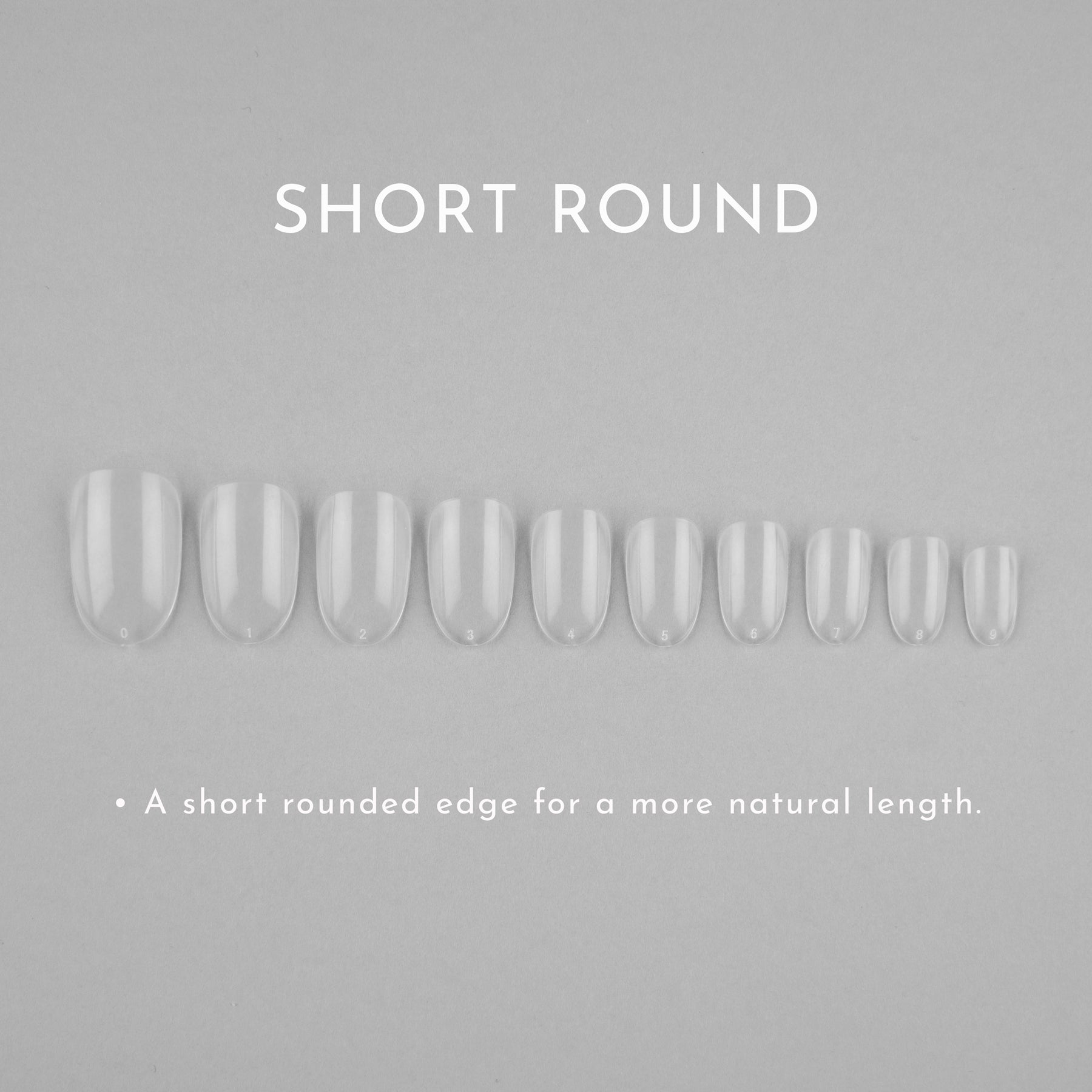 Short Round Full Cover Tips