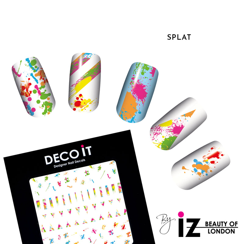 Splat Nail Decals