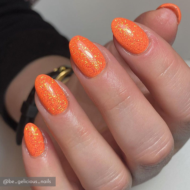 Tangerine Terror Nail Art Glitter – Izabelle Hammon Ltd